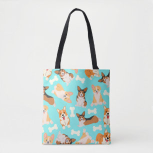 Tote Bag Motif Corgi