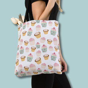 Tote Bag Motif Cupcake