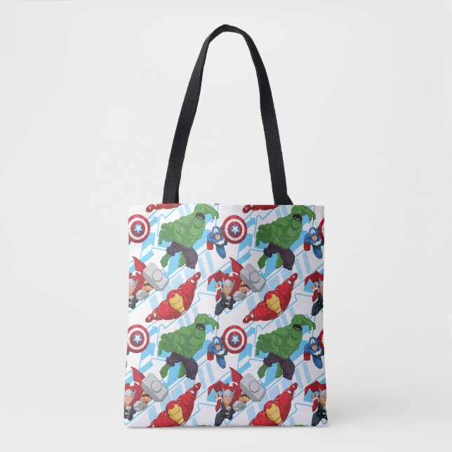Tote Bag Motif d'action pour enfants de type personnage d'A (Devant)