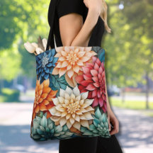 Motif d'Allover coloré coloré Dahlia vibrant