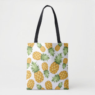 Tote Bag Motif d'ananas de bande dessinée