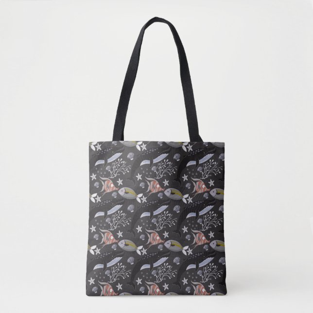 Tote Bag Motif d'animaux aquatiques | vie sous-marine 20 (Devant)