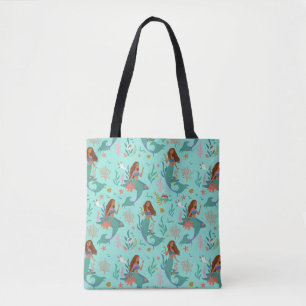 Tote Bag Motif d'aventure sous-marine Ariel