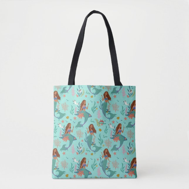 Tote Bag Motif d'aventure sous-marine Ariel (Devant)