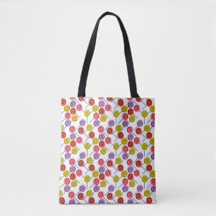 Tote Bag Motif de bonbons   motif Lollies   lollipop 2