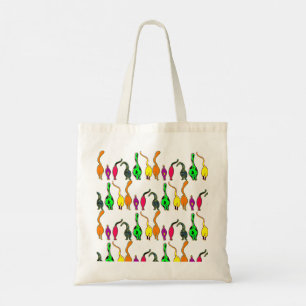 Tote Bag Motif de boutons de chats colorés