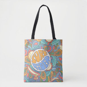 Tote Bag Motif de cavalier de surf
