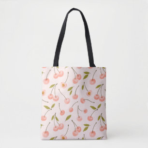 Tote Bag Motif de cerise aquarelle