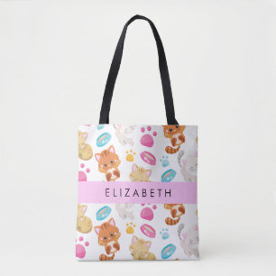Tote Bag Motif De Chats, Chats Mignons, Kitty, Paws, Votre 