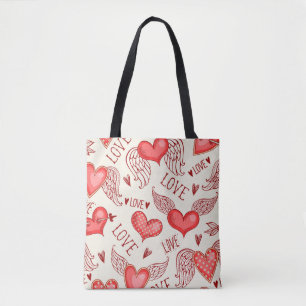 Tote Bag Motif de coeur pour la Saint-Valentin