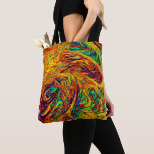 Tote Bag Motif de couleur vive