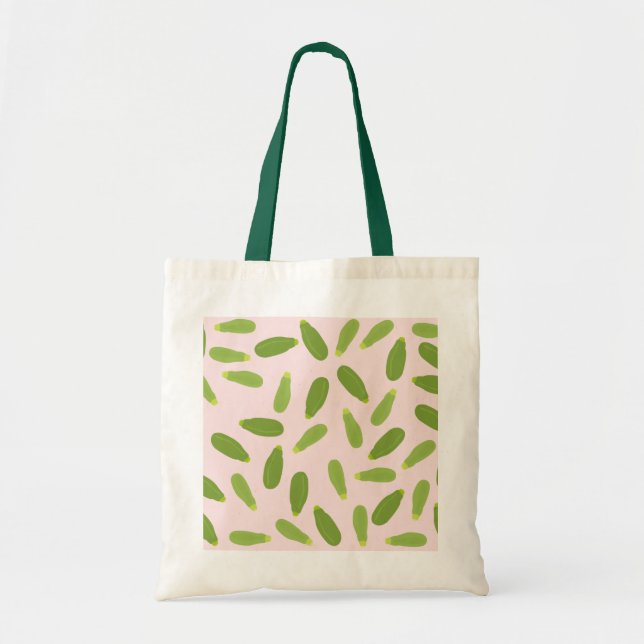 Tote Bag Motif de courgette d'été Zucchini Courgette (Devant)