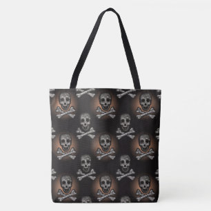 Tote Bag Motif de crânes Éffrayants d'Halloween