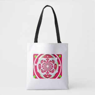 Tote Bag Motif de création rouge
