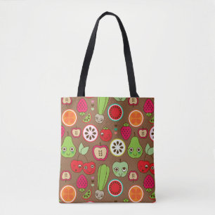 Tote Bag Motif de cuisine de fruit