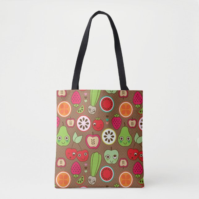Tote Bag Motif de cuisine de fruit (Devant)