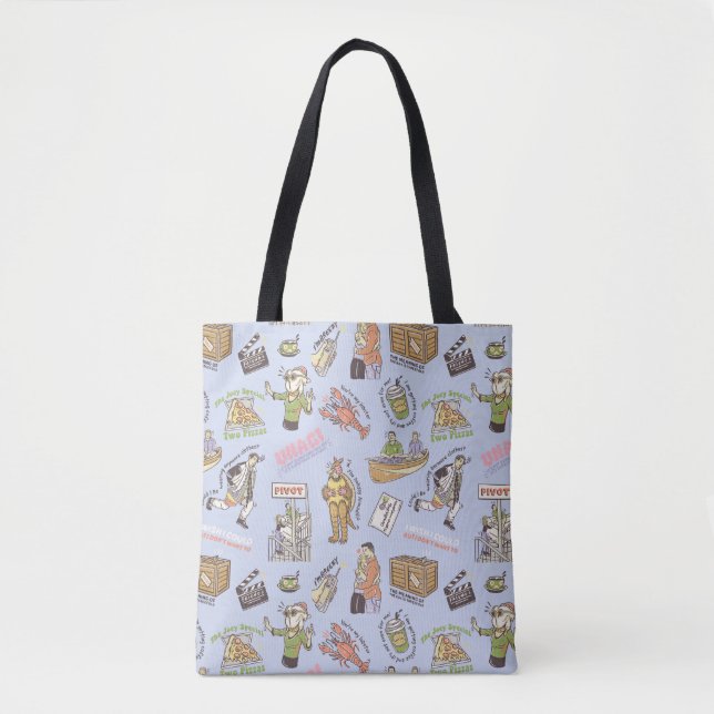 Tote Bag Motif de dessin coloré AMIENDS™ (Devant)