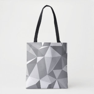 Tote Bag Motif de diamant - polygone abstrait