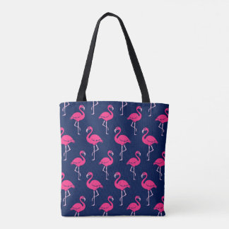 Tote Bag Motif de Flamant rose de roses indien