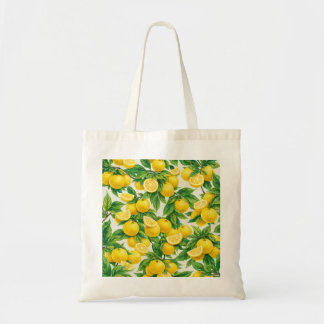 Tote Bag Motif de fruit d'agrumes Yuzu tranché
