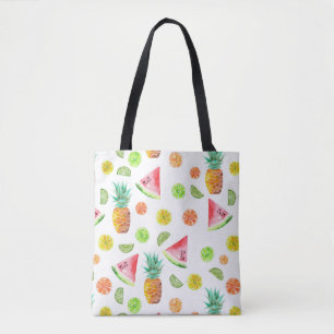 Tote Bag Motif de fruit glacé d'aquarelle