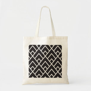 Tote Bag Motif de grille de diamant géométrique stylé