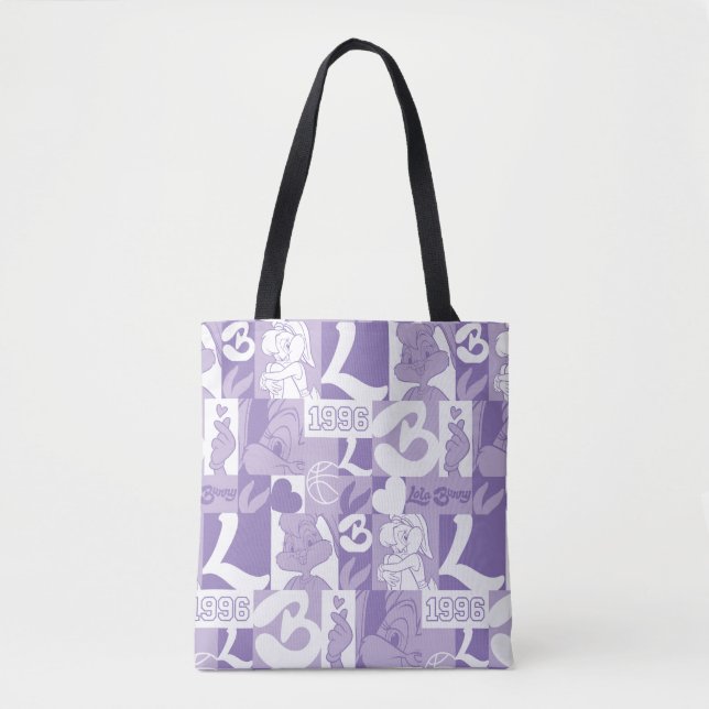 Tote Bag Motif de grille Lola '96 (Devant)