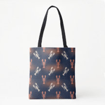 Motif de homard côtier – Été fruits de mer nautiqu