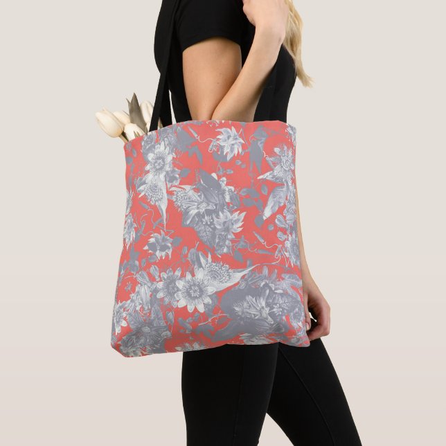 Tote Bag Motif de la passion du corail vivant (De près)