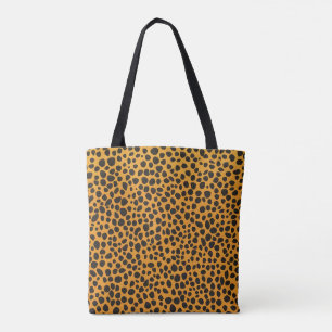 Tote Bag Motif de la peau d'animal des points de panthère
