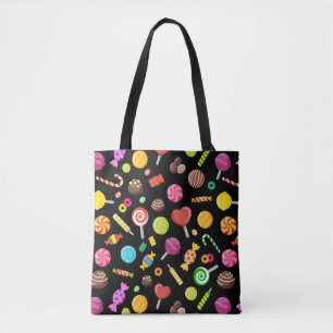 Tote Bag Motif de l'assortiment de bonbons sucrés colorés