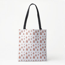 Motif de Noël - Cute rouge renard couturier motif