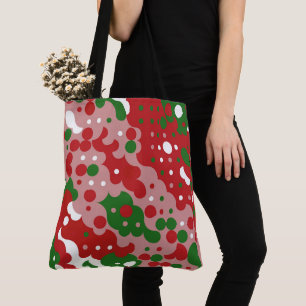 Tote Bag Motif de Noël rétro funky groovy