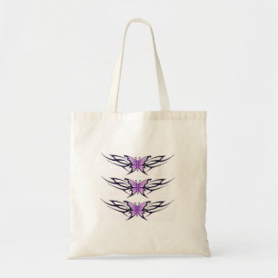 Tote Bag motif de papillon tribal triple