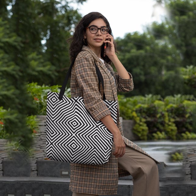 Tote Bag Motif de passage à diagonale (Créateur téléchargé)