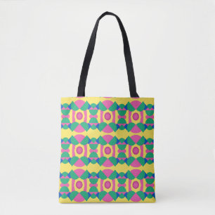 Tote Bag Motif de point rose Abstrait sur Arrière - plan ja