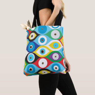 Tote Bag motif de protection oculaire coloré
