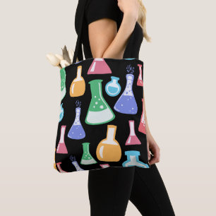 Tote Bag Motif de science / chimie coloré