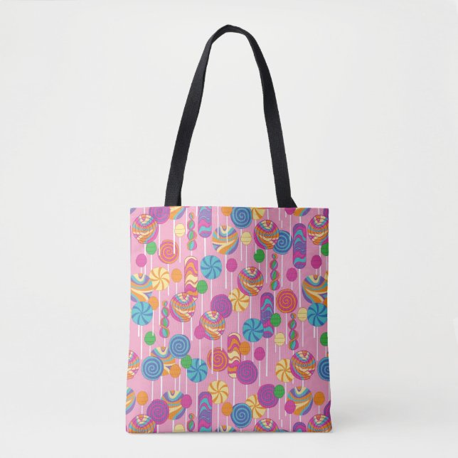 Tote Bag Motif de sucrerie de lucettes (Devant)