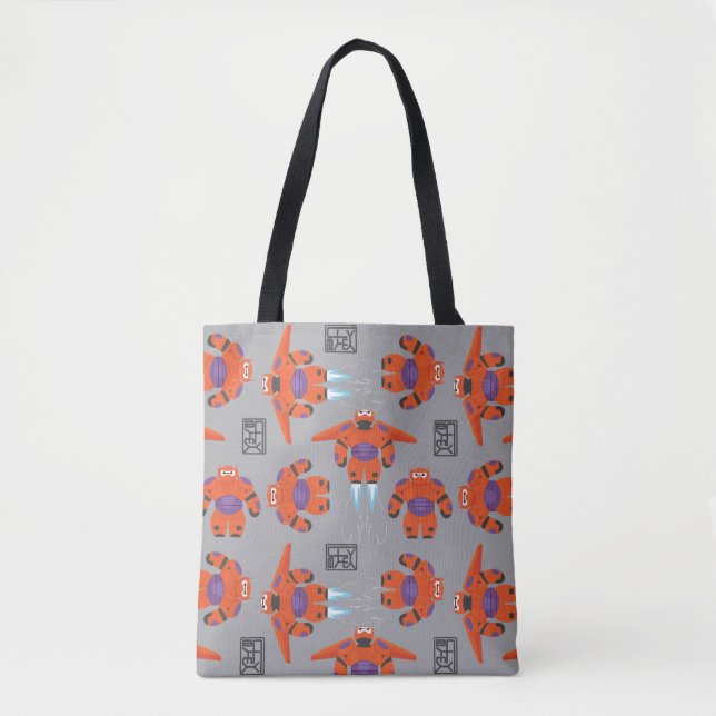 Tote Bag Motif de survêtement Baymax Orange (Devant)