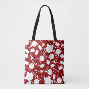 Tote Bag Motif d'éléments de cuisine