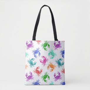 Tote Bag Motif des crabes