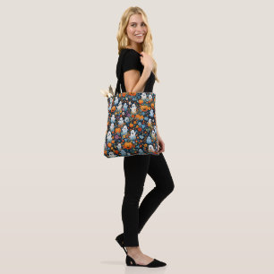 Tote Bag Motif d'Halloween Ghost
