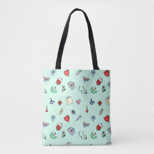Tote Bag Motif d'icône Médicale