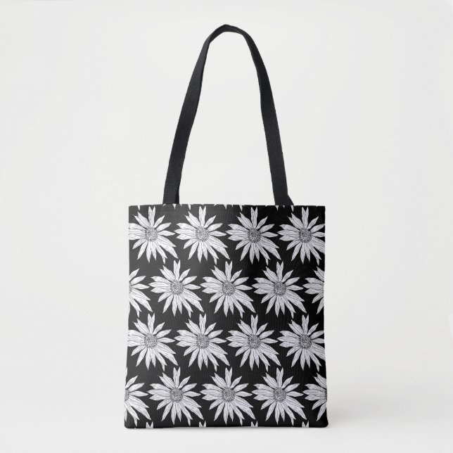 Tote Bag Motif d'impression Daisy (Devant)