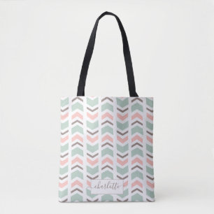 Tote Bag Motif du chevron Boho