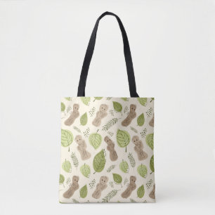Tote Bag Motif du feuillage Groot