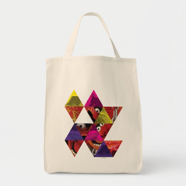 Tote Bag Motif du triangle animal (Devant)