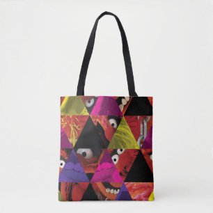 Tote Bag Motif du triangle animal