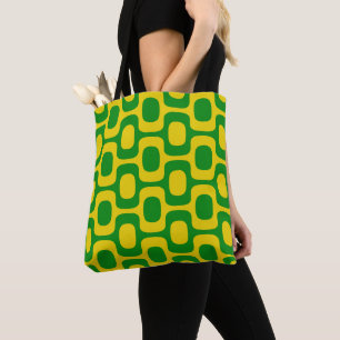 Tote Bag Motif du trottoir d'Ipanema, Motif de plage, Brési